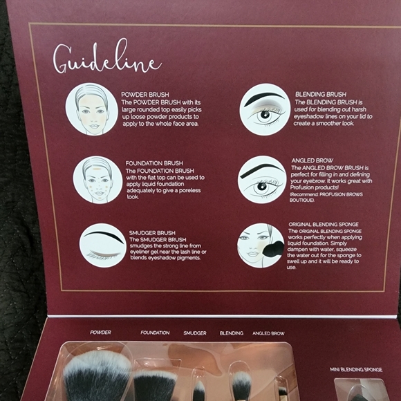 Profusion 5pc professional brush set - Picture 5 of 8